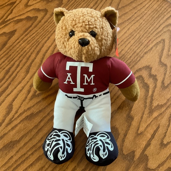 NWT 1998 Touchdown Club Texas A&M Aggie Plush Bear - Picture 1 of 5